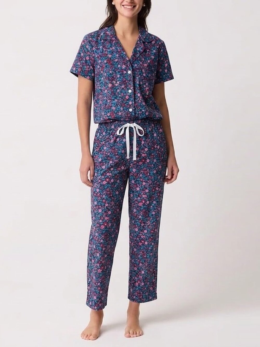 J. Crew Printed Woven Pajama Set NWT